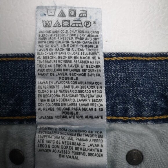 Levi's 527 Low Bootcut Medium Wash Men's Size 34/34 Blue Jeans - Picture 6 of 14